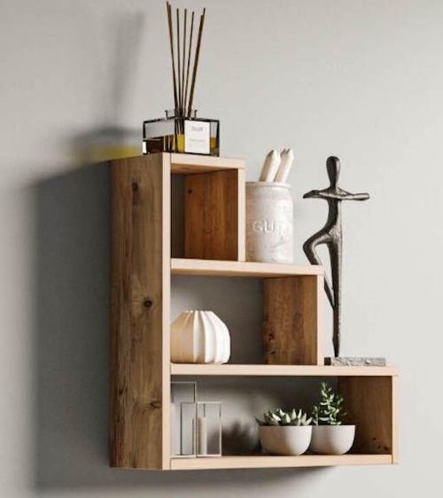 купить Полка декоративная Trendy Piramit-Pin 62x62x18cm (GTR005408) в Кишинёве 