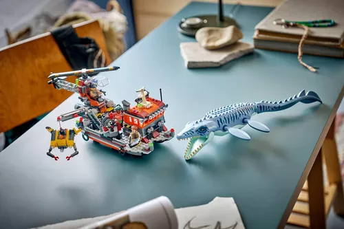 купить Конструктор Lego 77983 Jurassic World Atacul dinozaurului Mosasaurus asupra barcii в Кишинёве 