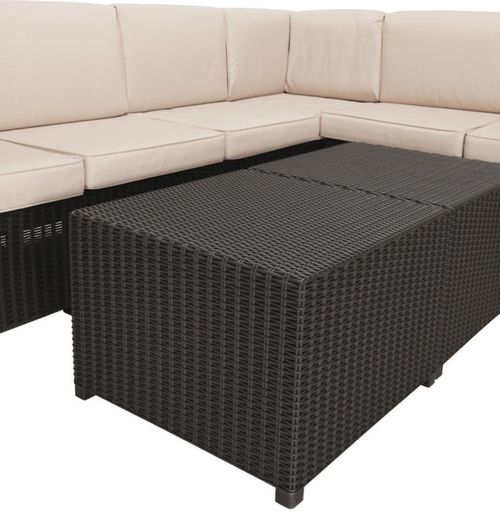 купить Набор садовой мебели Mobhaus Roden (Brown/Beige) в Кишинёве 