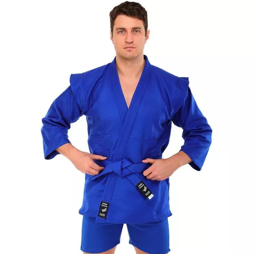 cumpără Îmbrăcăminte sport SUHS 13506 Kimono pt sambo din coton m.150cm, 500g/m2 CO-4676 blue în Chișinău 