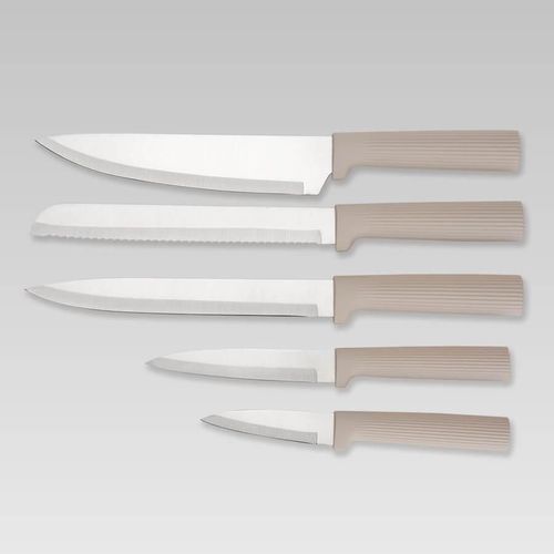 cumpără Set cuțite Maestro MR-1412, set de cutite 5ob.+set tocatoare 4ob., Beige în Chișinău 