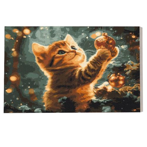 купить Картина по номерам BrushMe BS54190 40x50cm Eco, Decorator pufos в Кишинёве 