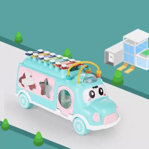 cumpără Sortator Toyz 9023 автобус-сортер-ксилофон 3in1 8019 în Chișinău 