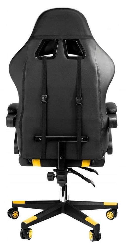 купить Офисное кресло Jumi CM-439962 ARAGON, Negru/galben/gri в Кишинёве 