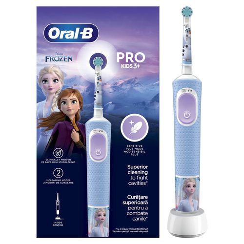 купить Щетка зубная электрическая Oral-B 2638 FROZEN PRO в Кишинёве 