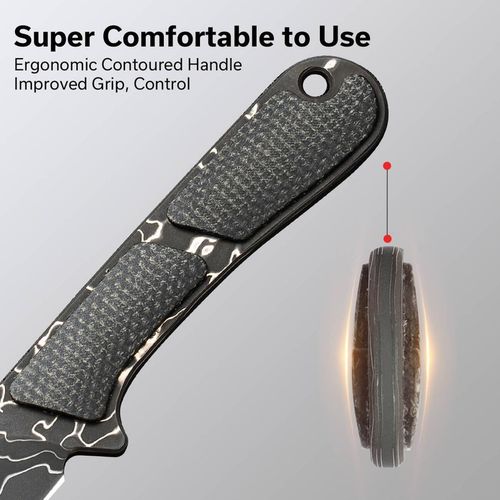 купить Нож походный Civivi C23010-DS1 Mini Elementum, mâner Micarta, teacă Kydex в Кишинёве 