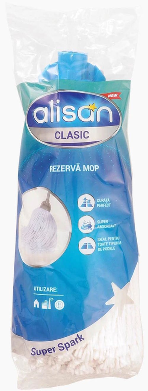 купить Аксессуар для уборки Alisan AL009 rezerva mop bumbac 240 gr в Кишинёве 