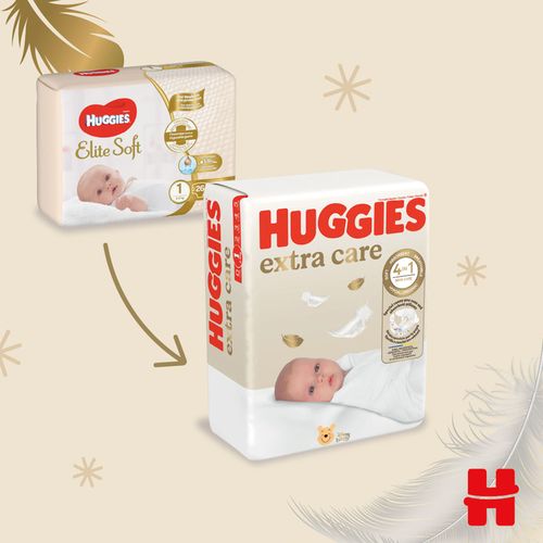 Подгузники Huggies Extra Care 0 (3.5 кг) 25 шт 