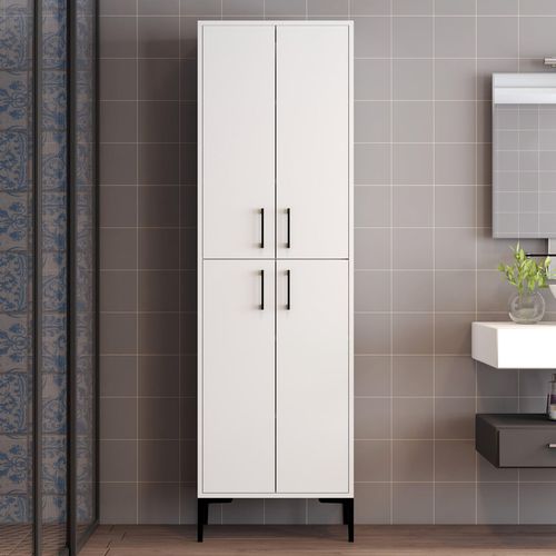 cumpără Dulap penal Trendy Berlin A-Alb 60x200x35cm, multifunctionala (GTR006638) în Chișinău 
