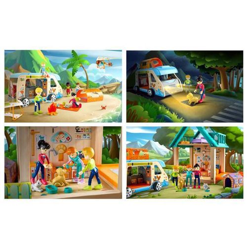 купить Игровой комплекс для детей Hape E3407 Set de joaca Furgoneta de aventuri в Кишинёве 