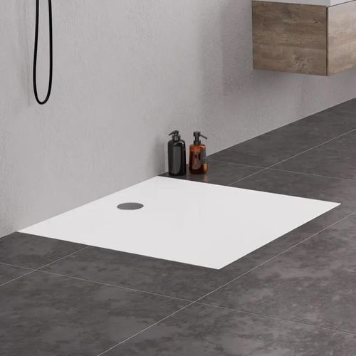 cumpără Cadița de duș New Trendy Nex Rectangular White 100x100x3,5 cm B-0455 în Chișinău 