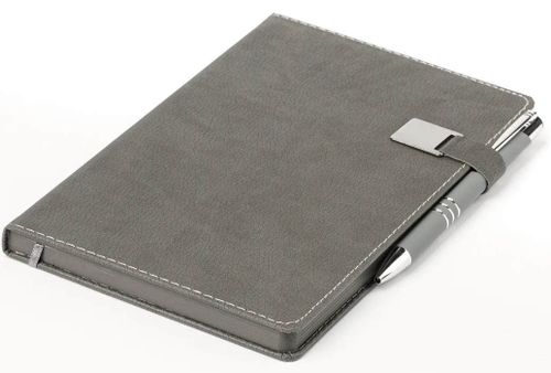 купить Блокнот Akklas Ежедневник недатир. 13x21см, 96 листов, с магнитом, серый в Кишинёве 