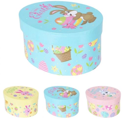 cumpără Cutie depozitare Promstore 54842 Cutie pentru cadou Happy Easter 13x16x8cm în Chișinău 