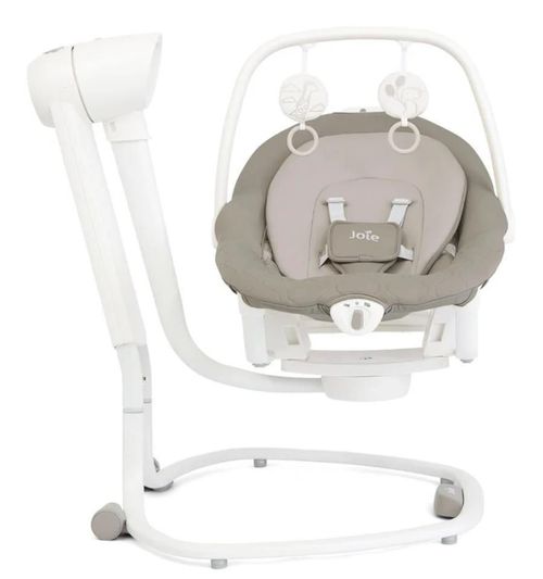 купить Детское кресло-качалка Joie W1306AGWNT000 Serina 2in1 Walnut, rotativ cu conectare la priza в Кишинёве 