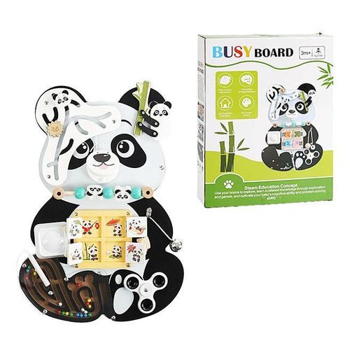 купить Развивающая доска New World Panda22 Busyboard Panda, 61672 в Кишинёве 