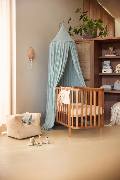 купить Кроватка Jollein 002-005-68043 Baldachin Vintage Sea Green, 245 cm в Кишинёве 