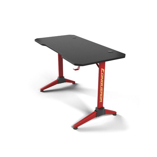 cumpără Masa gaming LUMI GMD03-1 Conqueror Gaming Desk with RGB Lighting, Black/Red, 1200x600mm, Weight Capacity 100Kg, Multi-Color Gradient Breathing LED Light (Birou Gaming) XMAS în Chișinău 