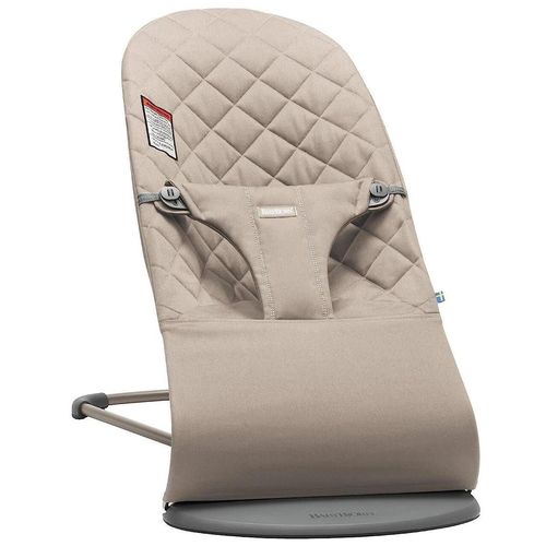 купить Детское кресло-качалка BabyBjorn 006017A Bliss Sand Grey, Bumbac в Кишинёве 