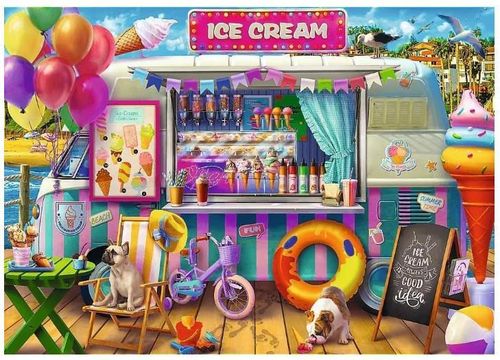 cumpără Puzzle Trefl 37533 Puzzle 2x500. Timp de vara în Chișinău 