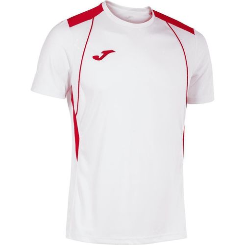 купить Одежда для спорта Joma Championship VII Short Sleeve T-Shirt White Red (2XL) 103081.206 в Кишинёве 
