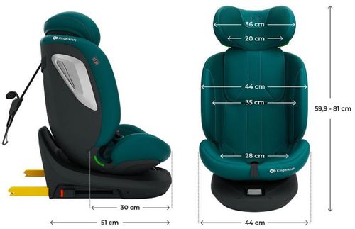купить Автокресло KinderKraft KCIGRO02GREPL00 I-Grow 2 Plus I-Size Green в Кишинёве 