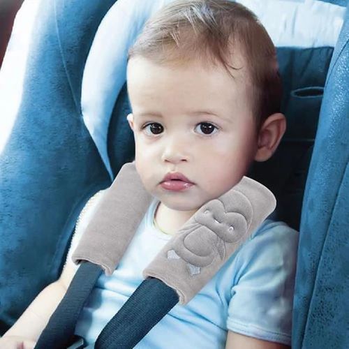 cumpără Accesorii pentru scaune auto BabyJem 349 Set 2 protectii pentru centura de siguranta Gri în Chișinău 