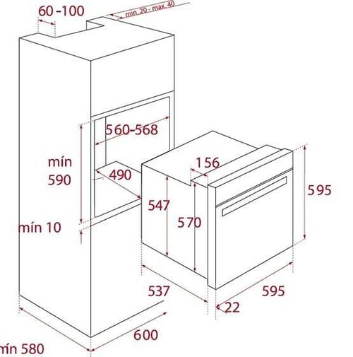 купить Встраиваемый духовой шкаф электрический Teka HBB 735 в Кишинёве 