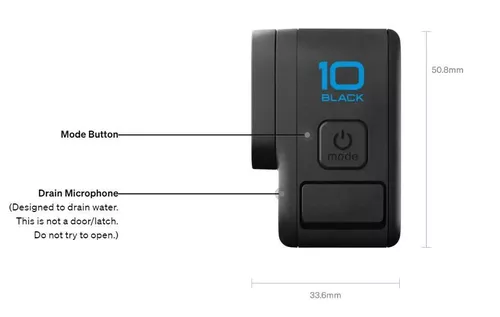 купить Экстрим-камера GoPro HERO 10 Black (CHDHX-102-RT) в Кишинёве 