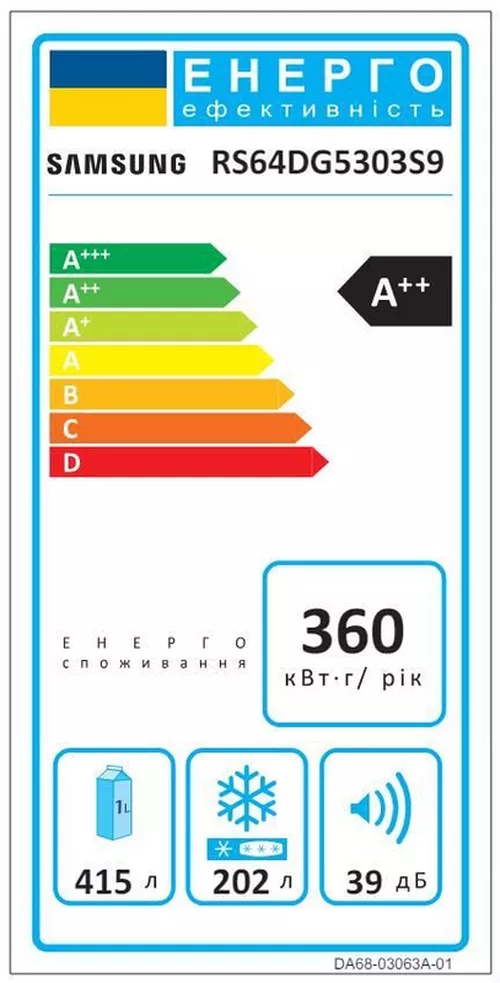 купить Холодильник SideBySide Samsung RS64DG5303S9UA в Кишинёве 