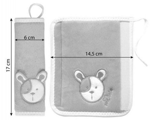 cumpără Accesoriu auto Sevi Bebe 235-66 накладка на ремень безопасности Bear în Chișinău 