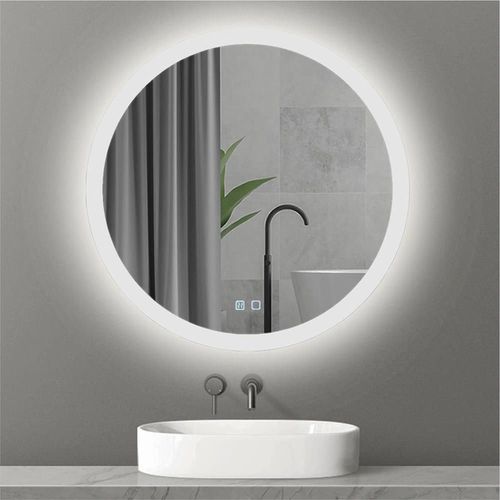 cumpără Oglindă baie Bayro Gama круглое 800x800 LED touch c подогревом în Chișinău 