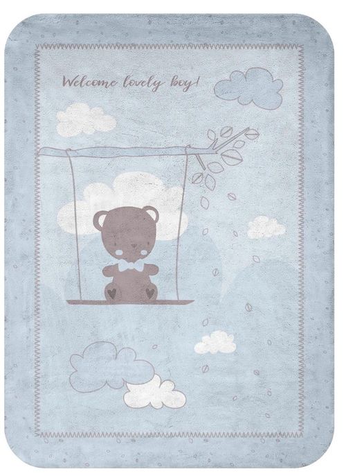 купить Детское постельное белье Kikka Boo 31103020161 Paturica super moale Dream Big Blue, 80/110 cm в Кишинёве 