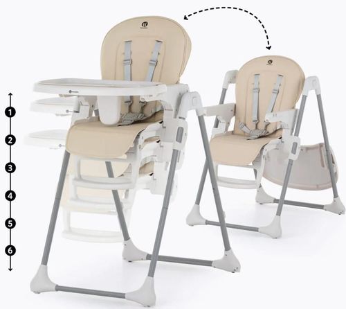 купить Стульчик для кормления Petite&Mars 360896 Scaun de masa fara saltea Gusto в Кишинёве 