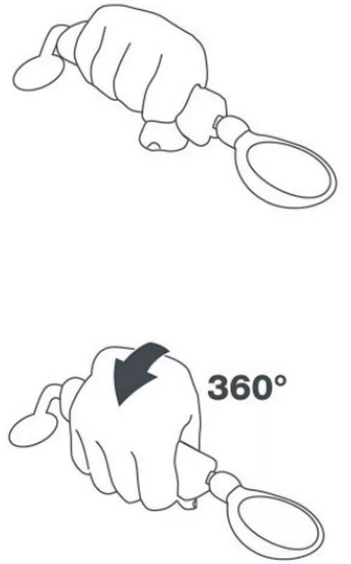 купить Посуда для кормления Beaba B913494 Lingurita rotativa 360 в Кишинёве 