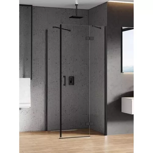 cumpără Cabină de duș New Trendy New Renoma Black L Quadra90x90x195 Hinged D-0203A/D-0111B în Chișinău 