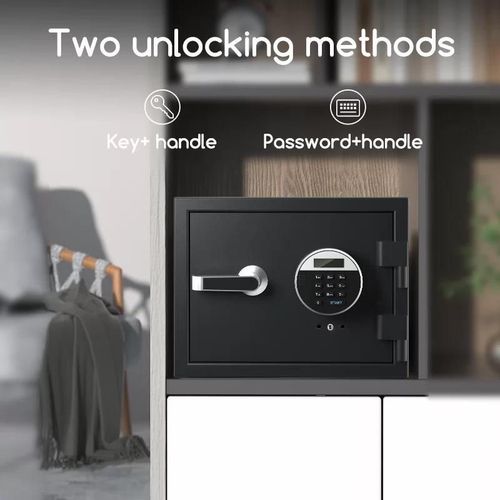 cumpără Safeu de oficiu Deli DLET580 300x380x300 mm, ignifugă în Chișinău 