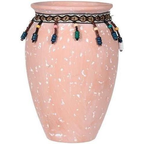 cumpără Ghiveci pentru flori ProGarden 41529 Вазон глиняный Белые точки 18.5x12.5x12.4cm în Chișinău 