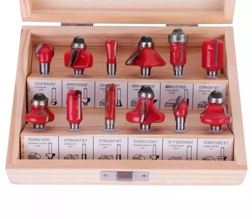 cumpără Set de tubulare, bite, duze Ronix RH-5341 набор 12 фрез по дереву Ø6мм în Chișinău 