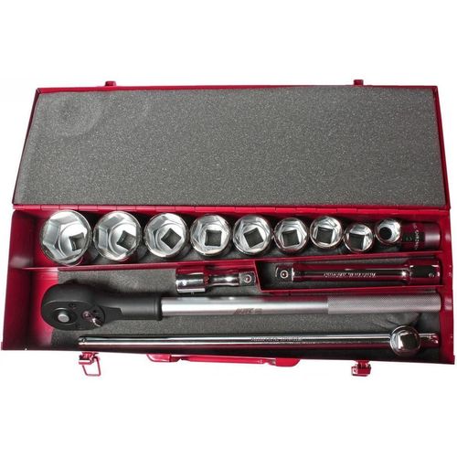 cumpără Set de unelte de mână JTC JTC-H615M Set chei tubulare de 3/4", 6 vârfuri, 22-50 mm, cu șurubelniță, 15 articole în Chișinău 