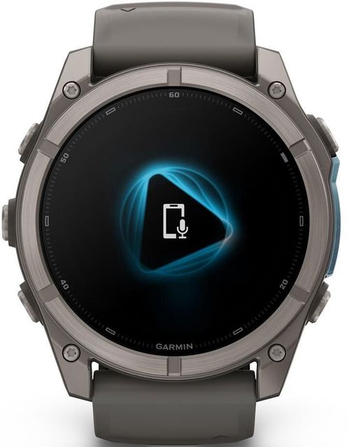 купить Смарт часы Garmin Fenix 9, 51mm, Bare Ti, Pebble Gray Band (010-04763-01) в Кишинёве 