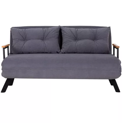 купить Диван Trendy Sando extensibila cu 2 locuri 78x78x133cm Gri в Кишинёве 