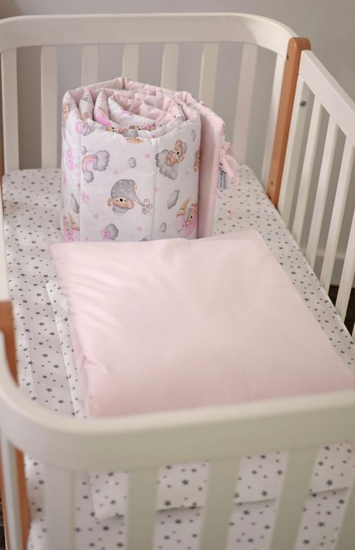 cumpără Lenjerie de pat pentru copii Veres 222.01.1 Слипи мун пинк - 2 (6ед.) în Chișinău 