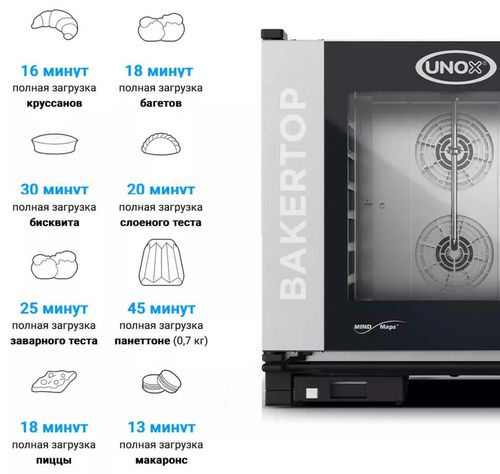 купить Печь профессиональная Unox PLUS 6 600x400 (XEBC-06EU-EPRM) в Кишинёве 