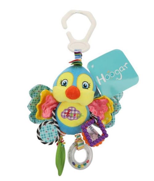 cumpără Jucărie cu pandantiv Hoogar HG0104004 Baby plush toy, Blue bird în Chișinău 