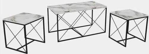 cumpără Măsuţă cafea Trendy Defne, marmura alba, set în Chișinău 
