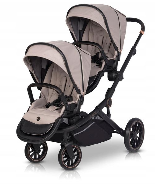 купить Детская коляска Cavoe Avec Taupe (2люльки) в Кишинёве 