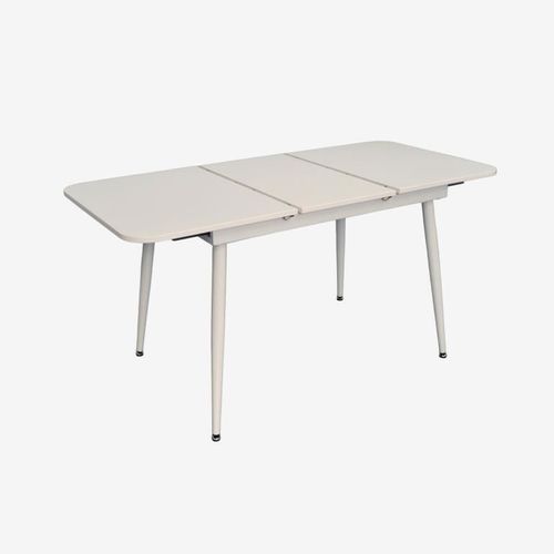 купить Комплект стол и стулья Evelin di Costacurta стол DT-531R Wh + 4 стула YTC-064Wh Bjorn-24 (Light beige) в Кишинёве 