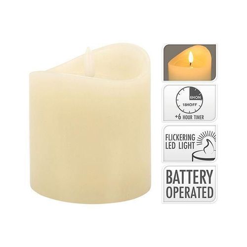 купить Декоративное освещение Promstore 50981 Свеча LED 7x20сm таймер, слоновая кость в Кишинёве 