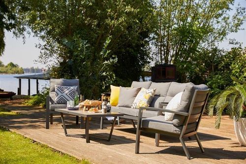 купить Садовая мебель Hartman 72497998/43 Canbera 4 piese natural в Кишинёве 