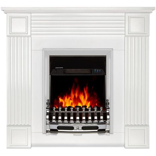 купить Камин электрический ArtFlame Nexor & Galileo Silver, 950x1000x270mm, Alb в Кишинёве 